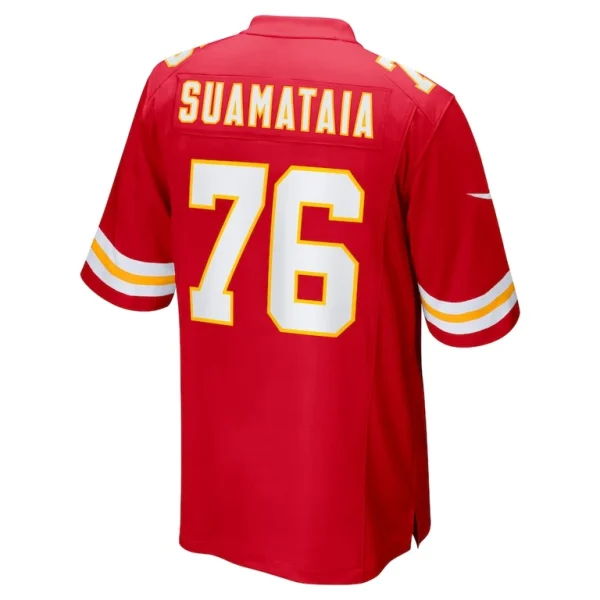 Kingsley suamataia kansas city chiefs nike game jersey Red L