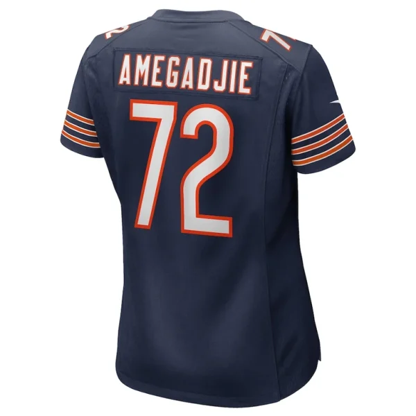 Kiran amegadjie chicago bears nike womens game jersey Navy L