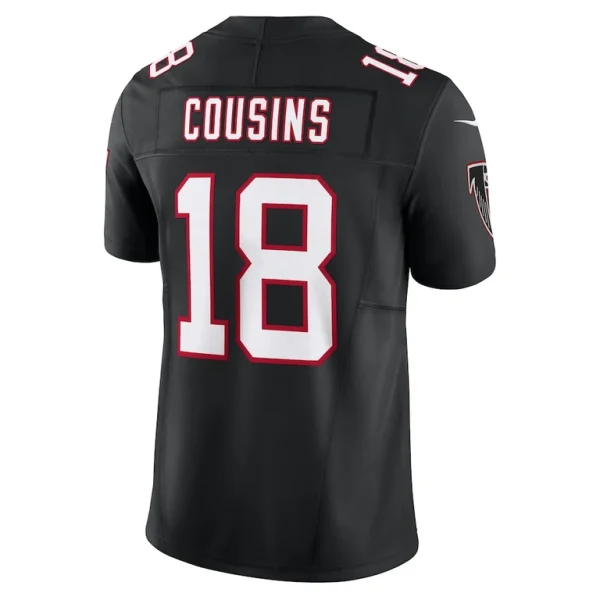 Kirk cousins atlanta falcons nike vapor f.u.s.e. limited jersey Black L