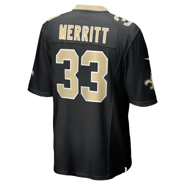 Kirk merritt new orleans saints nike team game jersey Black L