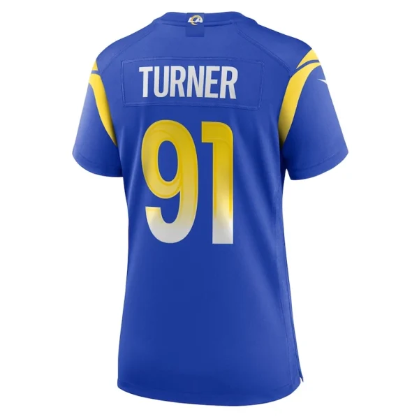 Kobie turner los angeles rams nike womens home game jersey Royal L
