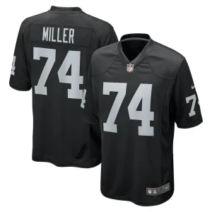 Kolton miller las vegas raiders nike game jersey Black
