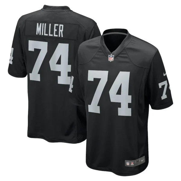 Kolton miller las vegas raiders nike game jersey Black