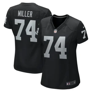 Kolton miller las vegas raiders nike womens game jersey Black