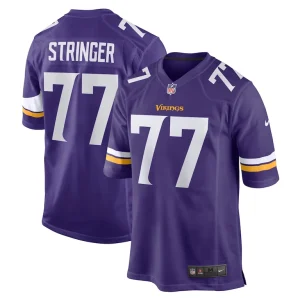 Korey stringer minnesota vikings nike retired player jersey Purple