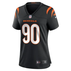 Kris jenkins jr. cincinnati bengals nike womens game jersey Black M