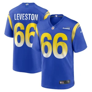 Kt leveston los angeles rams nike team game jersey Royal