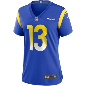 Kurt warner los angeles rams nike womens game retired player jersey Royal M