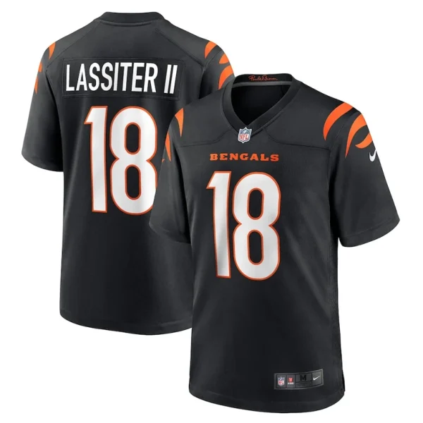 Kwamie lassiter ii cincinnati bengals nike game player jersey Black