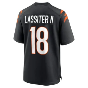 Kwamie lassiter ii cincinnati bengals nike game player jersey Black L