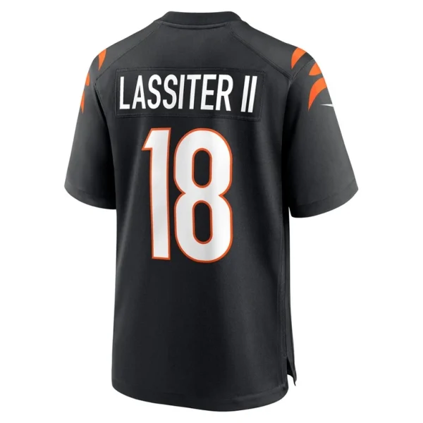 Kwamie lassiter ii cincinnati bengals nike game player jersey Black L