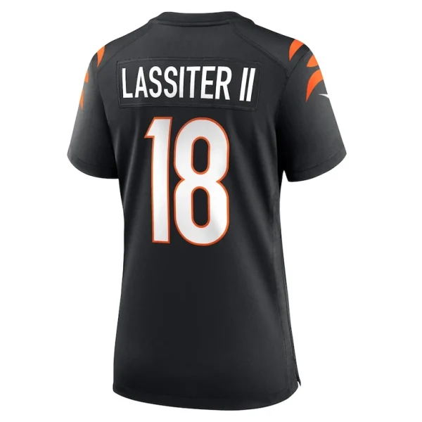 Kwamie lassiter ii cincinnati bengals nike womens game player jersey Black L