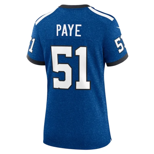 Kwity paye indianapolis colts nike womens indiana nights alternate game jersey Royal L