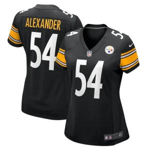 Kwon alexander pittsburgh steelers nike womens game jersey Black