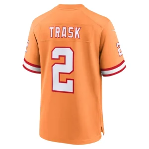 Kyle trask tampa bay buccaneers nike throwback game jersey Orange L
