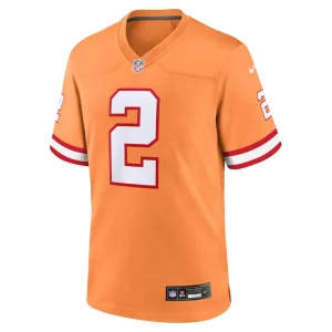 Kyle trask tampa bay buccaneers nike throwback game jersey Orange M