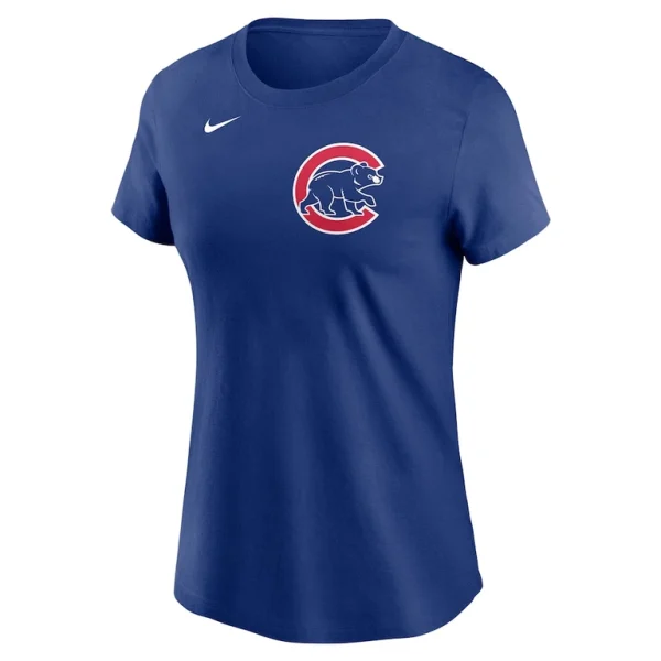 Kyle tucker chicago cubs nike womens fuse name number t shirt Blue M