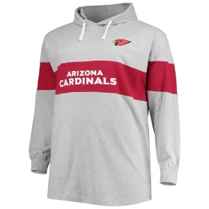 Kyler murray arizona cardinals achopeca big tall player name number pullover hoodie Heathered gray 3XB