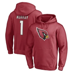 Kyler murray arizona cardinals achopeca player icon name number fitted pullover hoodie cardinal Cardinal