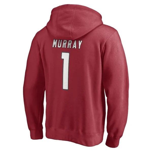 Kyler murray arizona cardinals achopeca player icon name number fitted pullover hoodie cardinal Cardinal L