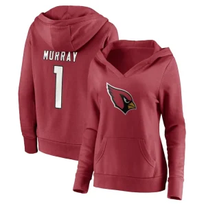 Kyler murray arizona cardinals achopeca womens player icon name number pullover hoodie cardinal Cardinal