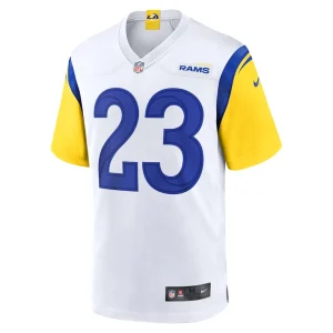 Kyren williams los angeles rams nike game jersey White M