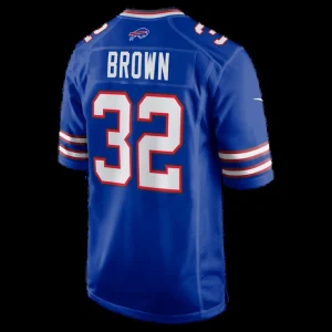 Kyron brown buffalo bills nike game jersey Royal L