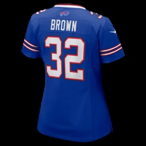 Kyron brown buffalo bills nike womens game jersey Royal L