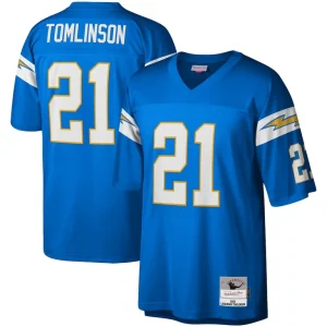 Ladainian tomlinson los angeles chargers mitchell ness legacy replica jersey Powder blue