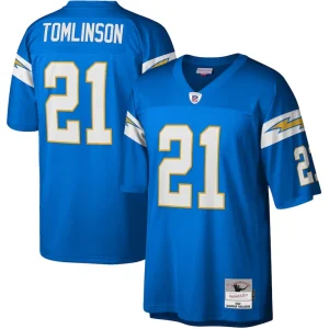 Ladainian tomlinson los angeles chargers mitchell ness legacy replica jersey Powder blue
