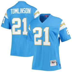 Ladainian tomlinson los angeles chargers mitchell ness womens legacy replica player jersey Powder blue
