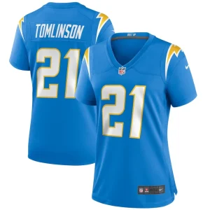 Ladainian tomlinson los angeles chargers nike womens game retired player jersey Powder blue
