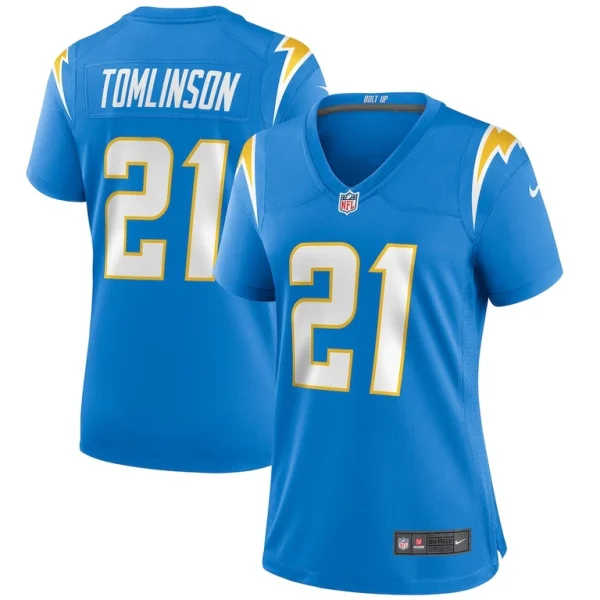 Ladainian tomlinson los angeles chargers nike womens game retired player jersey Powder blue