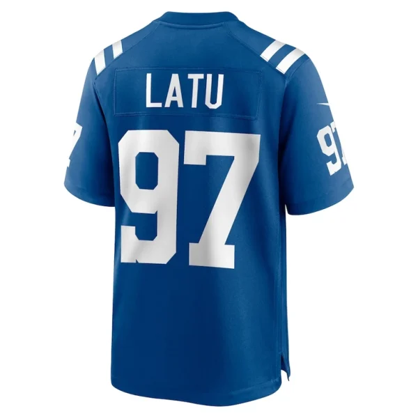 Laiatu latu indianapolis colts nike player game jersey Royal L