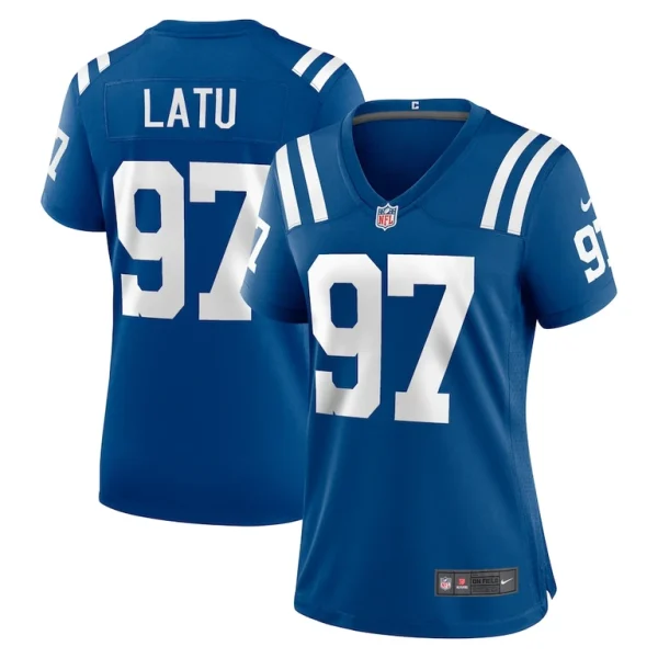 Laiatu latu indianapolis colts nike womens game jersey Royal
