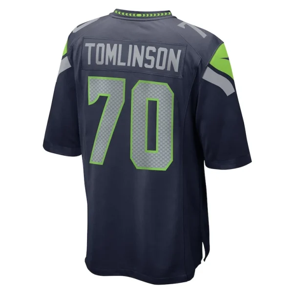 Laken tomlinson seattle seahawks nike game jersey College navy L