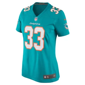 Lamical perine miami dolphins nike womens home game player jersey Aqua M