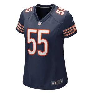 Lance briggs chicago bears nike womens game retired player jersey Navy M