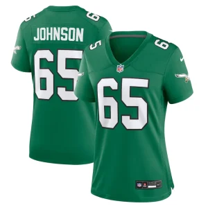 Lane johnson philadelphia eagles nike womens alternate game jersey Kelly green