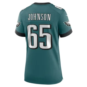 Lane johnson philadelphia eagles nike womens team game jersey Midnight green L