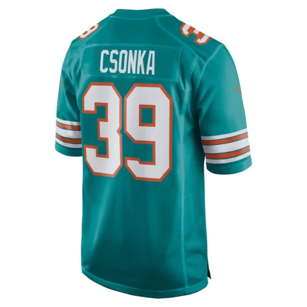 Larry csonka miami dolphins nike retired player jersey Aqua L