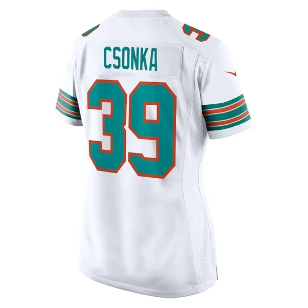 Larry csonka miami dolphins nike retired player jersey White L