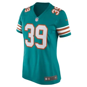 Larry csonka miami dolphins nike womens retired player jersey Aqua M