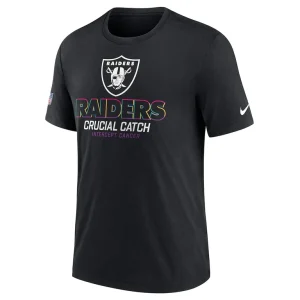 Las vegas raiders nike 2024 nfl crucial catch t shirt Black M