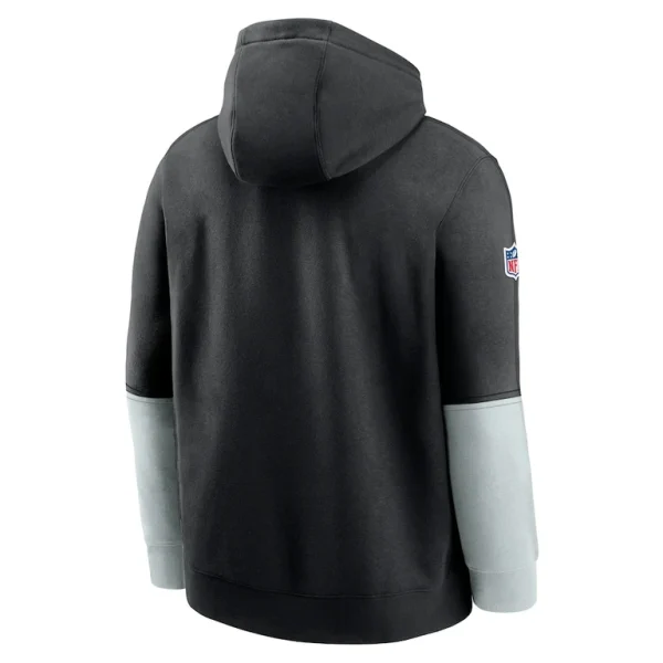 Las vegas raiders nike 2024 sideline club pullover hoodie Black L