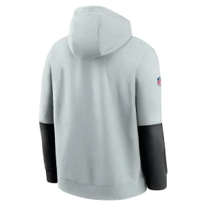 Las vegas raiders nike 2024 sideline club pullover hoodie Silver L