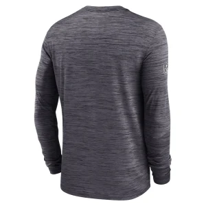 Las vegas raiders nike 2024 sideline velocity performance long sleeve t shirt Black L