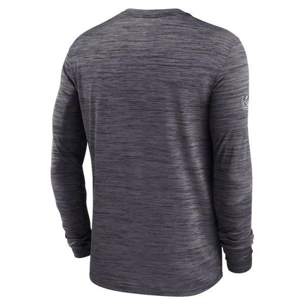 Las vegas raiders nike 2024 sideline velocity performance long sleeve t shirt Black L