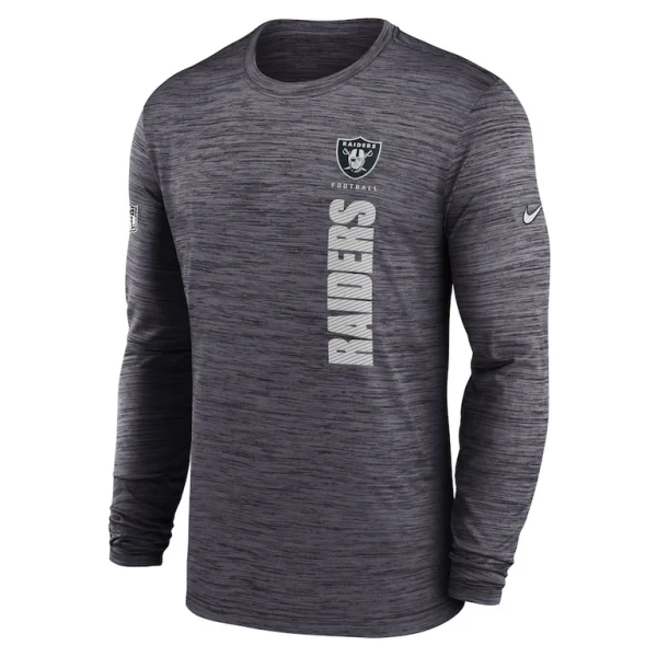 Las vegas raiders nike 2024 sideline velocity performance long sleeve t shirt Black M
