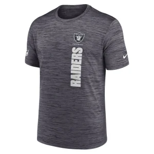 Las vegas raiders nike 2024 sideline velocity performance t shirt Black M